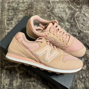 New Balance Pink Sneakers Retro-Inspired Suede
